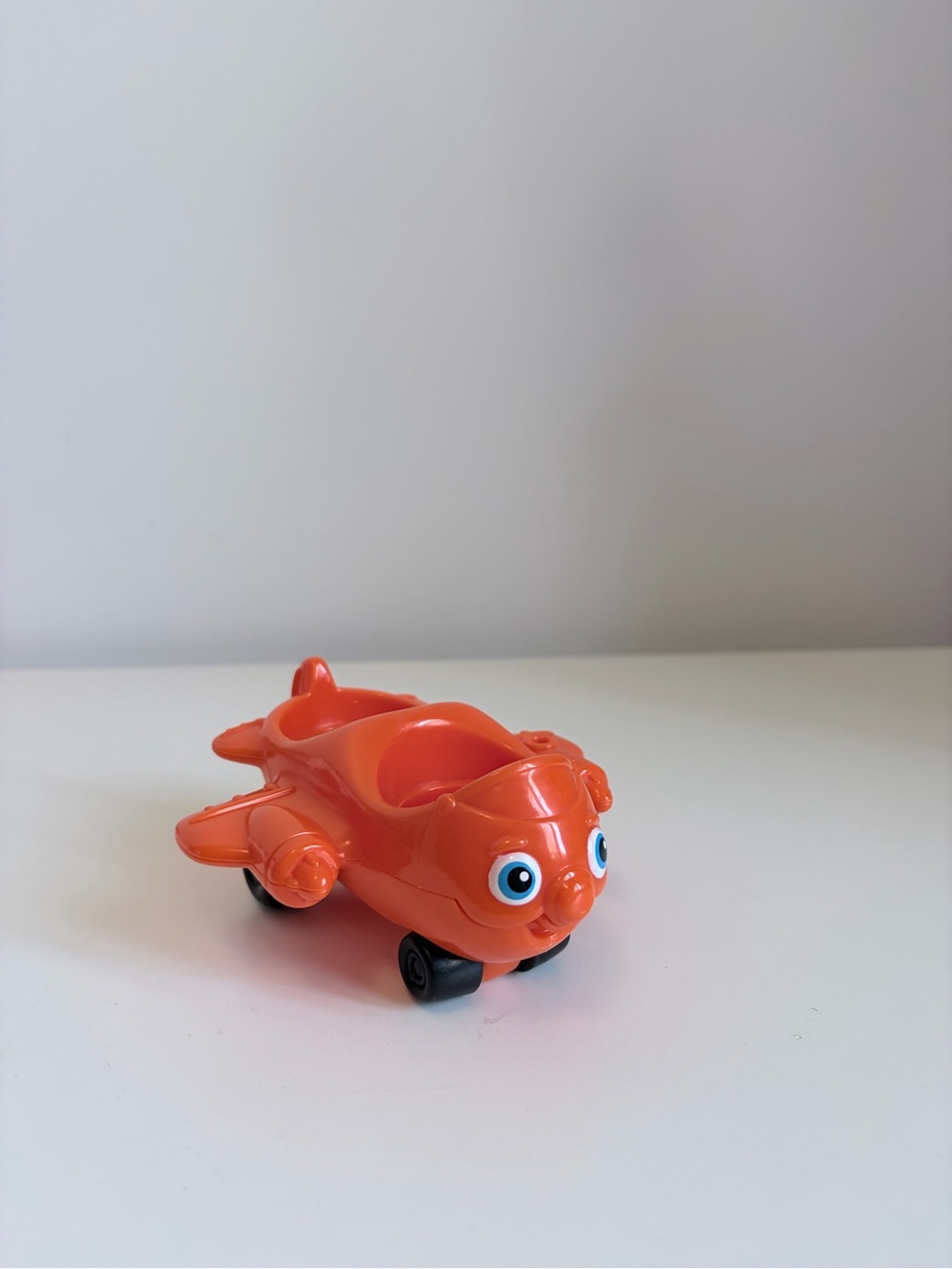 (3/$15) Fisher Price Little People Orange Kids Push Toy Airplane
